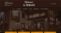 Desktop Screenshot of lamoraine-restaurant-chamonix.com